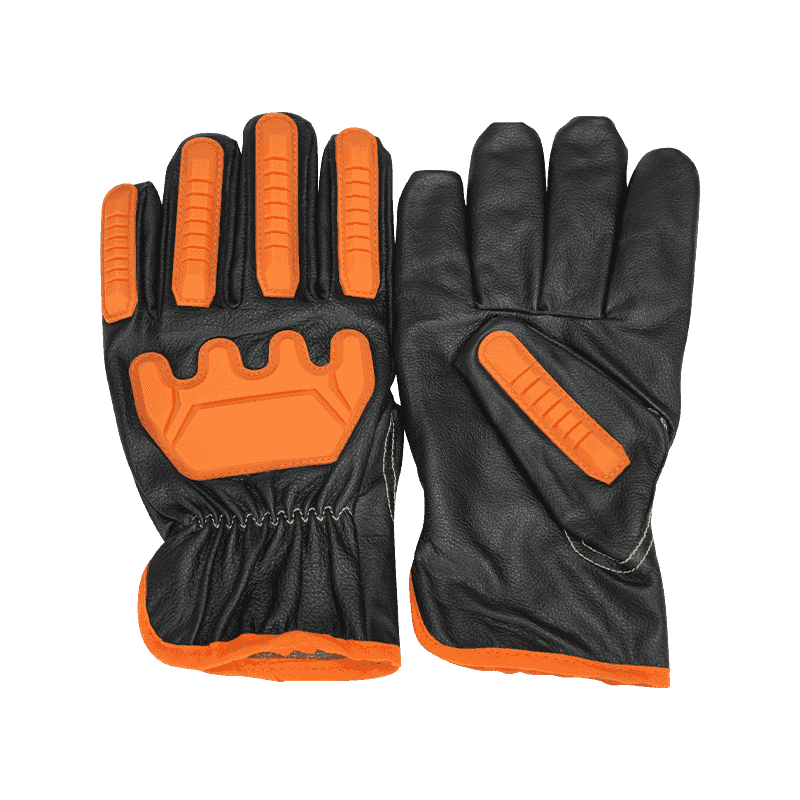 Water Repellent Arc Protection Anti-impact cowhide Gloves