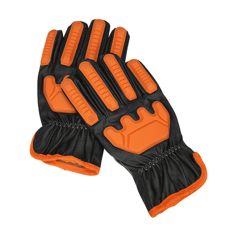 Water Repellent Arc Protection Anti-impact cowhide Gloves