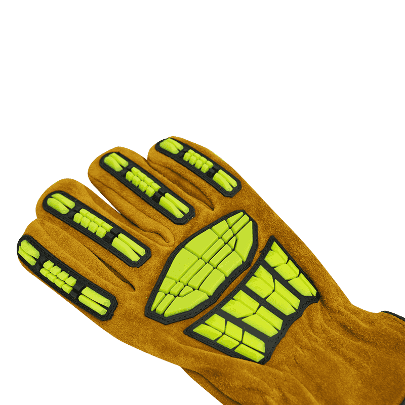 Waterproof Oil Resistant Cold Resistnt Cowhide Leather Gloves