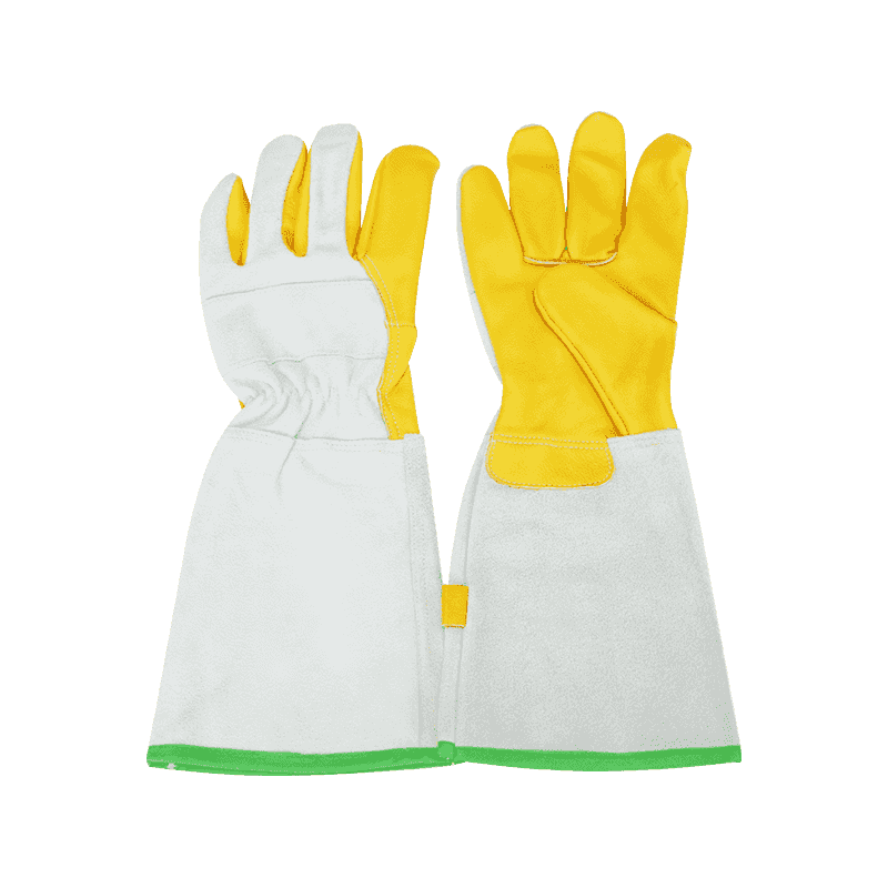 Lengthened Cowhide Leather Welding Gloves