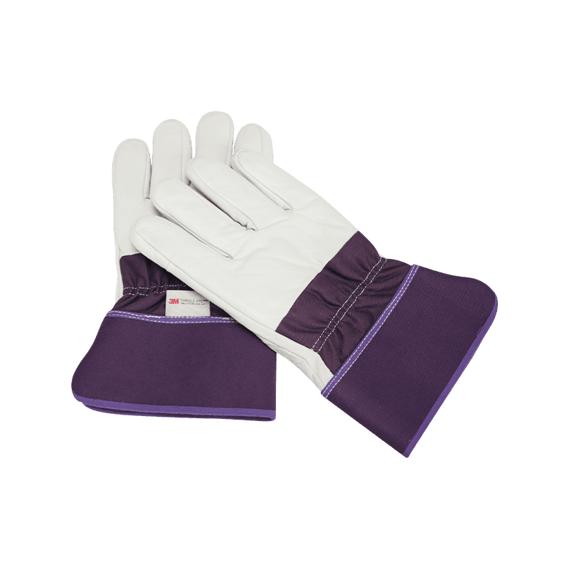 Cow Grain Leather Work Gloves