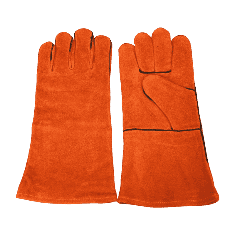 Cotton-Lined Two-Layer Cowhide Welding Gloves Cotton-Lined Two-Layer Cowhide Welding Gloves
